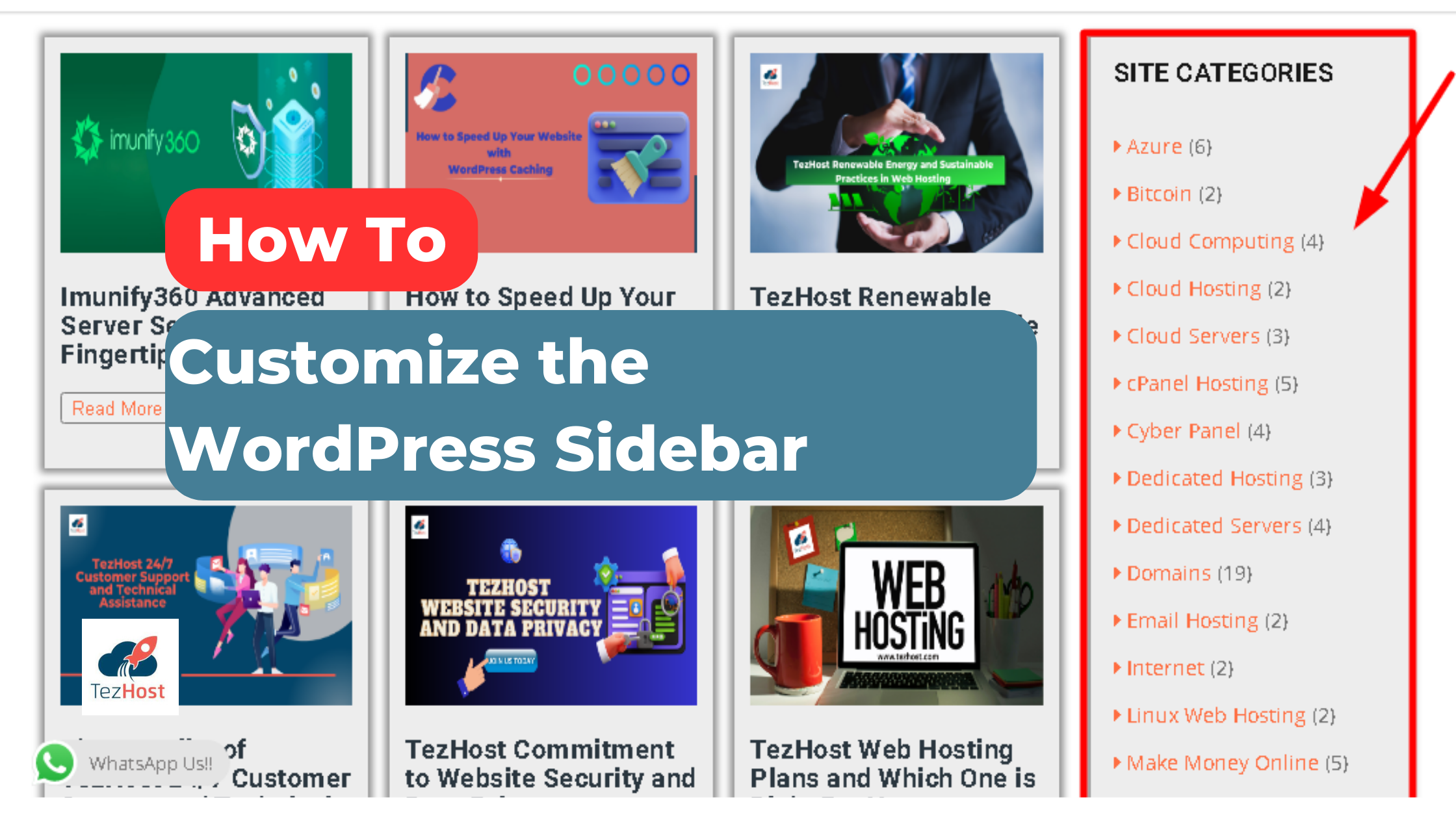 How to Customize the WordPress Sidebar
