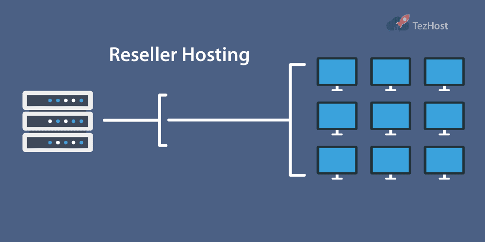 Reseller hosting Graphical Representation