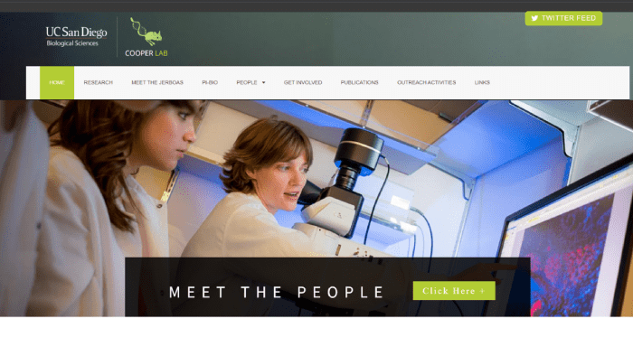 ucsdcooperlab.com screenshot